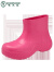 啄木鸟夏季新款雨鞋玫红色时尚款女式漂亮防水靴下雨天外穿防滑胶鞋 玫红色 36-37