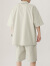 南极人（Nanjiren）短袖t恤套装男士夏季冰丝薄款短裤套装休闲宽松大码运动夏装衣服 FJNZC-A120-TZ056黑色 5XL(建议210-230斤)
