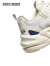 斯凯奇（Skechers）踏浪小白鞋情侣鞋透气男女学院风运动鞋118321/117364 女款-自然色/多彩色/NTMT 35.5