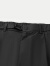 海澜之家（HLA）休闲裤男装24春季新款SPORTSDAY系列马术运动舒适腰带男士长裤 黑色64 175/L建议70-74kg