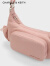 CHARLES&KEITH尼龙拉链口袋腋下包机车包女CK2-20782270 粉红色Pink S