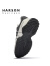 哈森（Harson）男鞋运动鞋夏季新款透气轻便户外休闲鞋潮流百搭厚底老爹鞋子 MS244500白灰 38