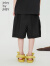 jnby by JNBY[新款]江南布衣童装23夏中裤宽松直筒男女童1N4E11320 001本黑 120cm