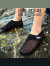 ZUYLFYP户外游泳涉水鞋男士夏季新款透气外穿潮包头防滑网布沙滩鞋 F3黑色 36