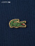 LACOSTE法国鳄鱼女装休闲商务通勤短袖连衣裙女EF5223 166/藏青色 38/165