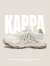 卡帕（Kappa）官方老爹鞋子女鞋厚底增高休闲运动鞋情侣款潮鞋 白棕色 39