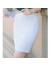 浪莎（LangSha）新款白色短裙半身裙高腰包臀裙工装裙女一步裙职业裙黑色包裙 白色 XS 建议75-85斤穿