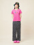 LALABOBO夏新款设计感气质简约T恤女减龄高级修身短袖商场同款LBCB-WSDT58 深粉 M
