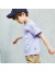 MQD童装男女童短袖T恤纯棉上衣夏装洋气儿童白色短袖T恤韩版 浅紫 150cm
