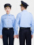 本工场综合工作服制服套装六个部门市场监督蓝色行政短袖保安夏长袖衬衣 短袖衬衣 男180/104
