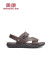 奥康（Aokang）M奥康男鞋夏季新款流行沙滩鞋男士透气休闲鞋软底百搭凉鞋 棕色1221721001 44