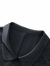 木棉林（mumianlin）法式气质大码连衣裙夏装优雅提花高档宽松遮肚显瘦娃娃领中长裙子 黑色 L(建议100-120斤）