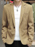 红蜻蜓（RED DRAGONFLY）2024新款韩版西服男士青年轻薄修身小西装正装单西上衣服外套男装 2937卡其色 XL120135