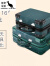 酷奇袋鼠16寸大容量旅行化妆包14寸化妆箱手提箱子小行李箱迷你旅行箱复古 墨绿色 防撞包角 14寸【标准版-无密码锁】