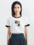易菲（YIFINI）【小兔子乖乖】短款T恤女夏季新款纯棉百搭休闲上衣B04Z5930 白色 XL