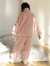 冬季儿童睡衣女孩珊瑚绒新款加绒加厚女童睡衣宝宝保暖家居服套装 粉色DL拉链小熊套装 18码身高142-152cm85斤内