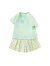 巴拉巴拉童装儿童套装女童小清新套装洋气夏季短袖两件套宝宝小童 粉绿40347 100cm