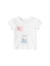 戴维贝拉（DAVE＆BELLA）女童印花T恤小童宝宝短袖夏装儿童打底衫女孩休闲套头衫 白色 90cm（建议身高80-90cm）