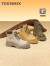 天美意马丁靴女鞋增高大黄靴粗跟大底加绒可选NGX03DD2 灰色（单里） 40