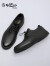 金利来（goldlion）男鞋舒适商务休闲鞋柔软耐磨皮鞋508730761AJB黑42