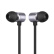 纽曼入耳式线控金属耳机音乐跑步手机耳机3.5接口MX660银色