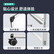 得力高端系列白板绿板双面支架式白板120*90cmH型可移动可翻转磁性家用教学办公白板黑板写字板50095