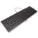 联想K5819原装有线键盘USB接口笔记本电脑一体机巧克力办公台式静音防水 黑色(K5819)