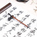得力6584毛笔学生楷书毛笔 国画书法练字 成人初学者用笔练字帖毛笔 学生兼毫 中楷