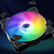 微星（MSI）MAG F120 ARGB 机箱风扇（8颗LED灯珠/PWM智能调速/双模接口/流线型扇叶）