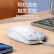 惠普（HP）有线鼠标 USB接口笔记本台式电脑一体机通用办公鼠标 1200DPI 白色轻音鼠标