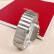 【二手99新】新款卡地亚山度士系列 精钢自动机械腕表 罗马刻度手表 中性腕表 奢侈品礼物 35.1mm 白盘钢带机械WSSA0010(中号)