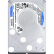 西部数据 笔记本硬盘 WD Blue 西数蓝盘 4TB 5400转 128MB SATA 15mm (WD40NPZZ)