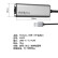 （准新）联想thinkplus USB3.0/Type-C千兆/百兆网卡线 网口转接 LRA2 USB-A转千兆网口线
