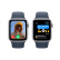 Apple/苹果 Watch SE 2023款智能手表蜂窝款40毫米银色铝金属表壳风暴蓝色运动型表带S/M MRGK3CH/A【快充套装】