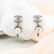 【二手95新】香奈儿Chanel 双c珍珠耳钉 经典时髦耳钉 TH32101605