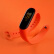小米手环4热力橙 AI彩屏心率运动手环游泳姿势识别50米防水6轴传感器24小时高精准心率监测