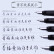 优尚（OASO）S007钢笔美工笔弯头书法钢笔男女士练字成人学生用练字钢笔 黑色 0.5小三角美工尖