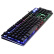宜博（E-3LUE）EKM760 薄膜办公游戏键盘  金属面板 悬浮按键 有线键盘 黑色