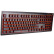 芝奇（G.SKILL)KM570 机械键盘 有线 游戏键盘 108键背光键盘 吃鸡键盘 笔记本 黑色 樱桃红轴 自营