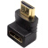 IT-CEO V7XF03 HDMI公转HDMI母 HDMI母转HDMI公转接头 标准高清信号连接线延长 转角 90度 黑
