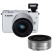 佳能微单（Canon）EOS M10 白色双头套机(变焦15-45镜头+定焦22镜头)（触控翻转LCD 内置WIFI 双头多场景拍摄）