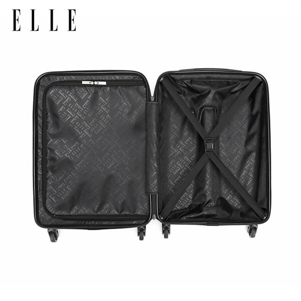 elle 20寸休闲时尚拉杆箱 灰色 20寸(登机箱)_拉杆箱_功能箱包_皮具