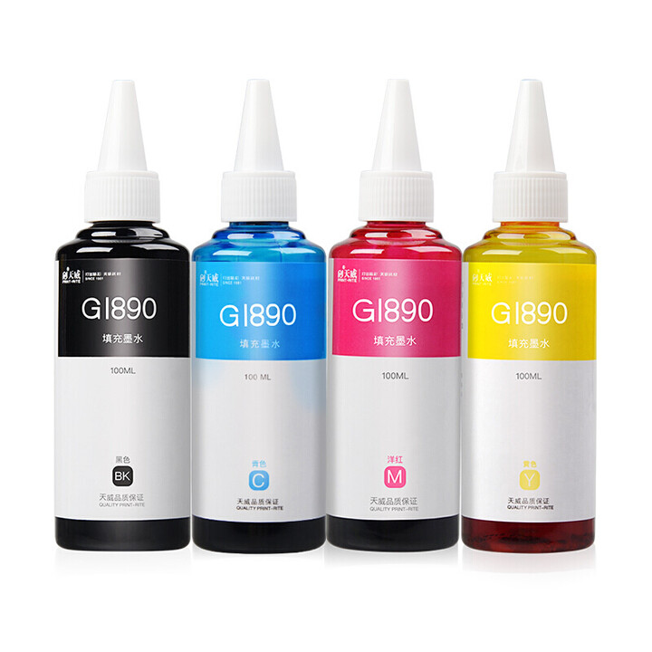 天威GI-890墨水4色套装喷墨打印机墨水