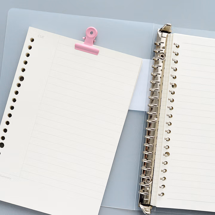 多规格活页纸a4b5a5a6横线方格空白活页本替芯 100g米黄道林纸张 20孔