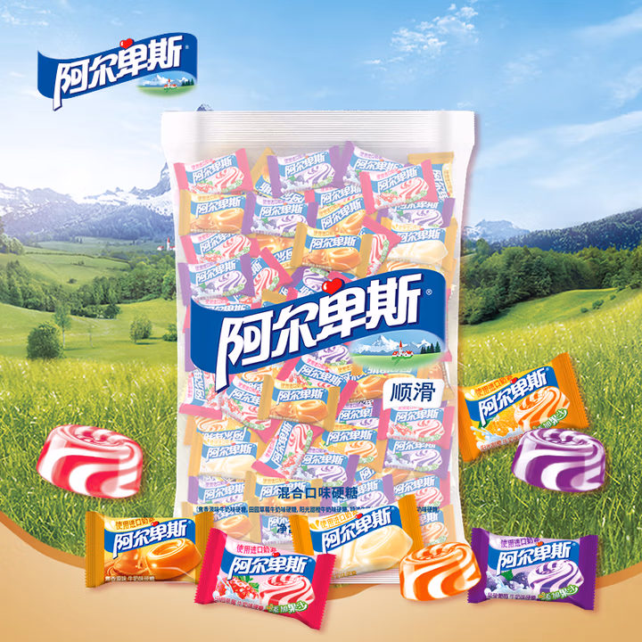阿尔卑斯 硬糖混合口味500g【约130颗】