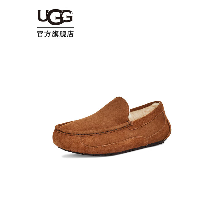 UGG Ascot 阿斯科特 平底圆头 男式乐福鞋休闲鞋 1115149 国补折后￥502.05 两色可选