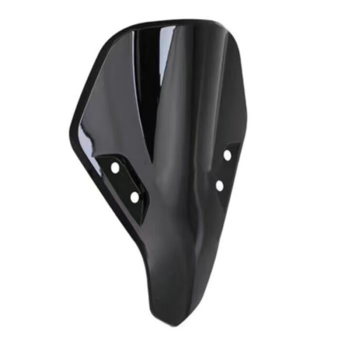 250SR摩托车前风挡改装竞技加高加厚玻璃挡风板导流风挡配 黑色前挡风