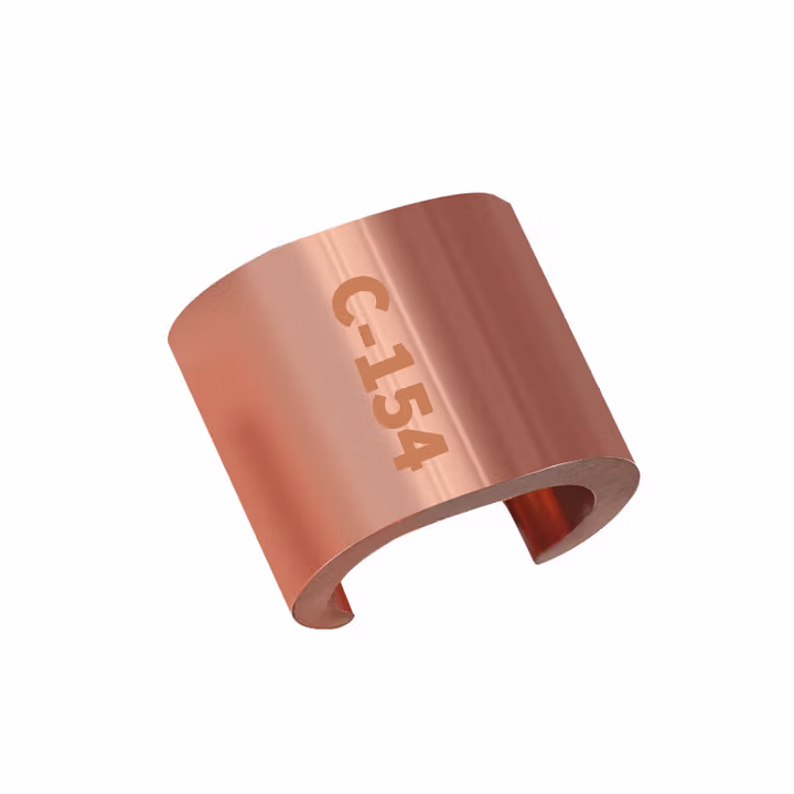 定做C型线夹 接线端子 中间接线端子 连接线夹 并线端子 压线铜扣 中间连接10