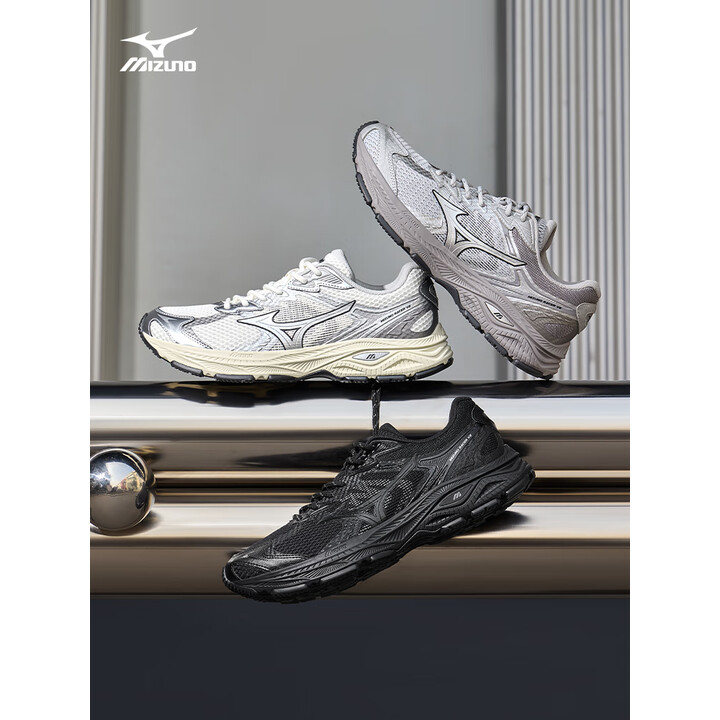Mizuno 美津浓 RACER V2 男款轻量缓震慢跑鞋 Plus会员折后￥208.2 两色可选