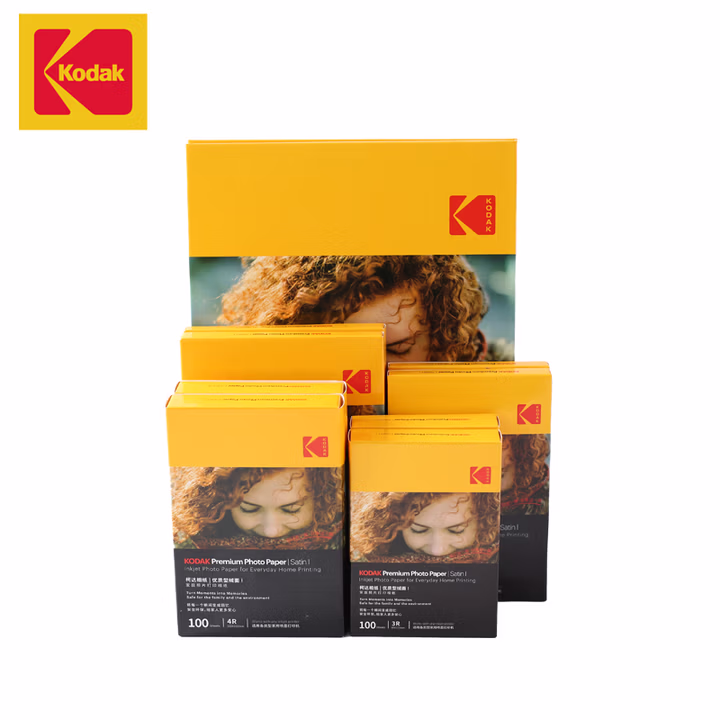 美国柯达Kodak 4R/6寸 180g高光面照片纸/喷墨打印相片纸/相纸 20